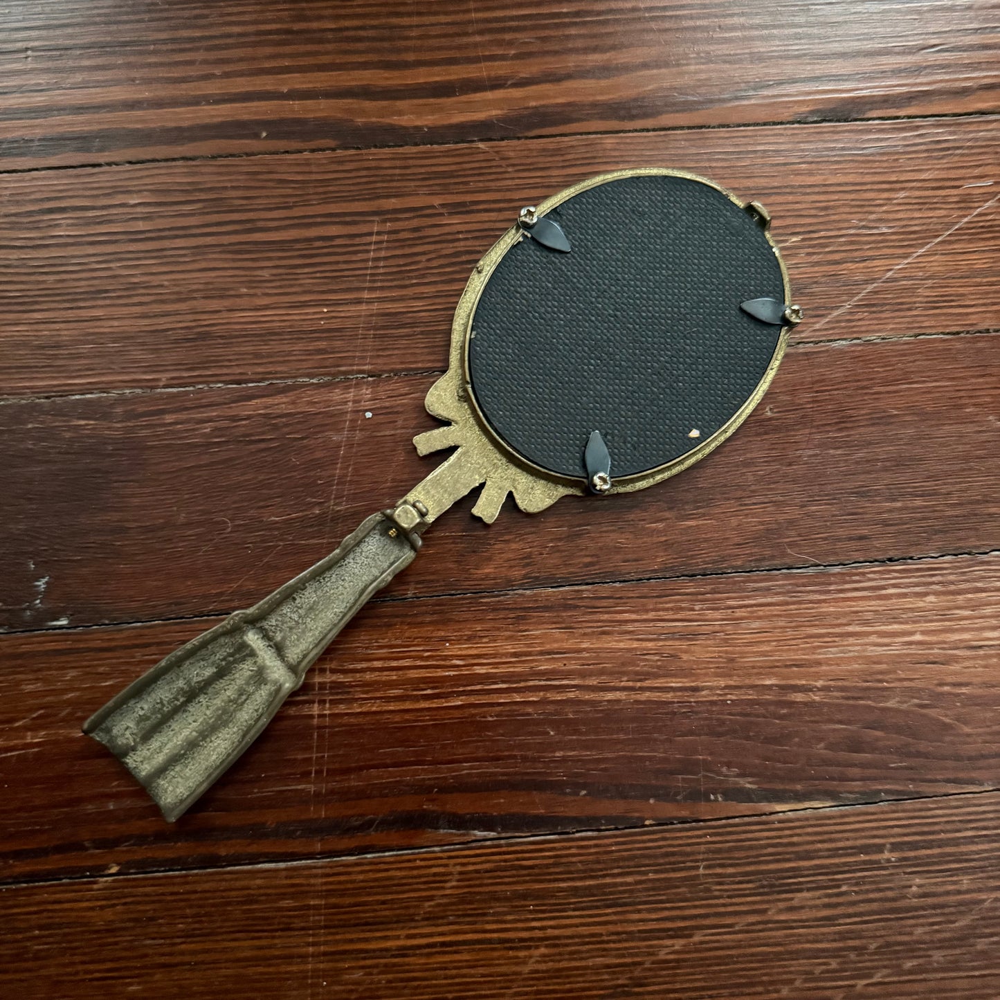 vintage brass bow frame