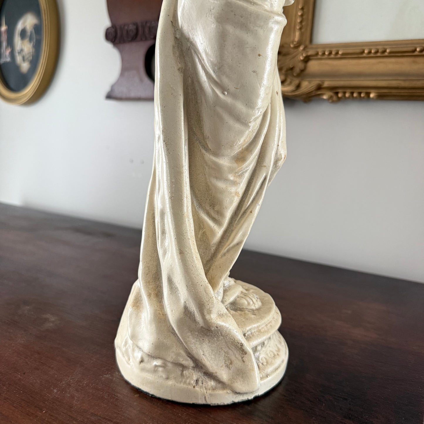 vintage aquarius water bearer statue