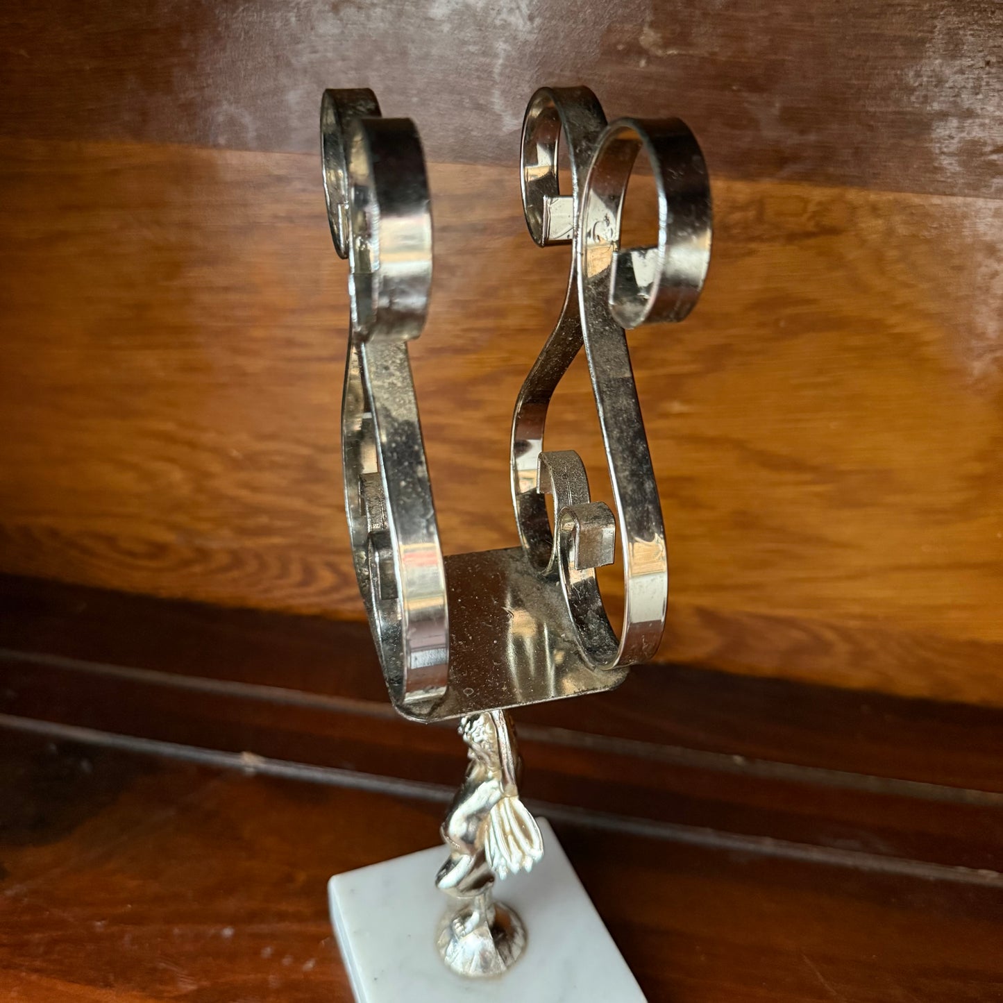 marble base cherub napkin holder