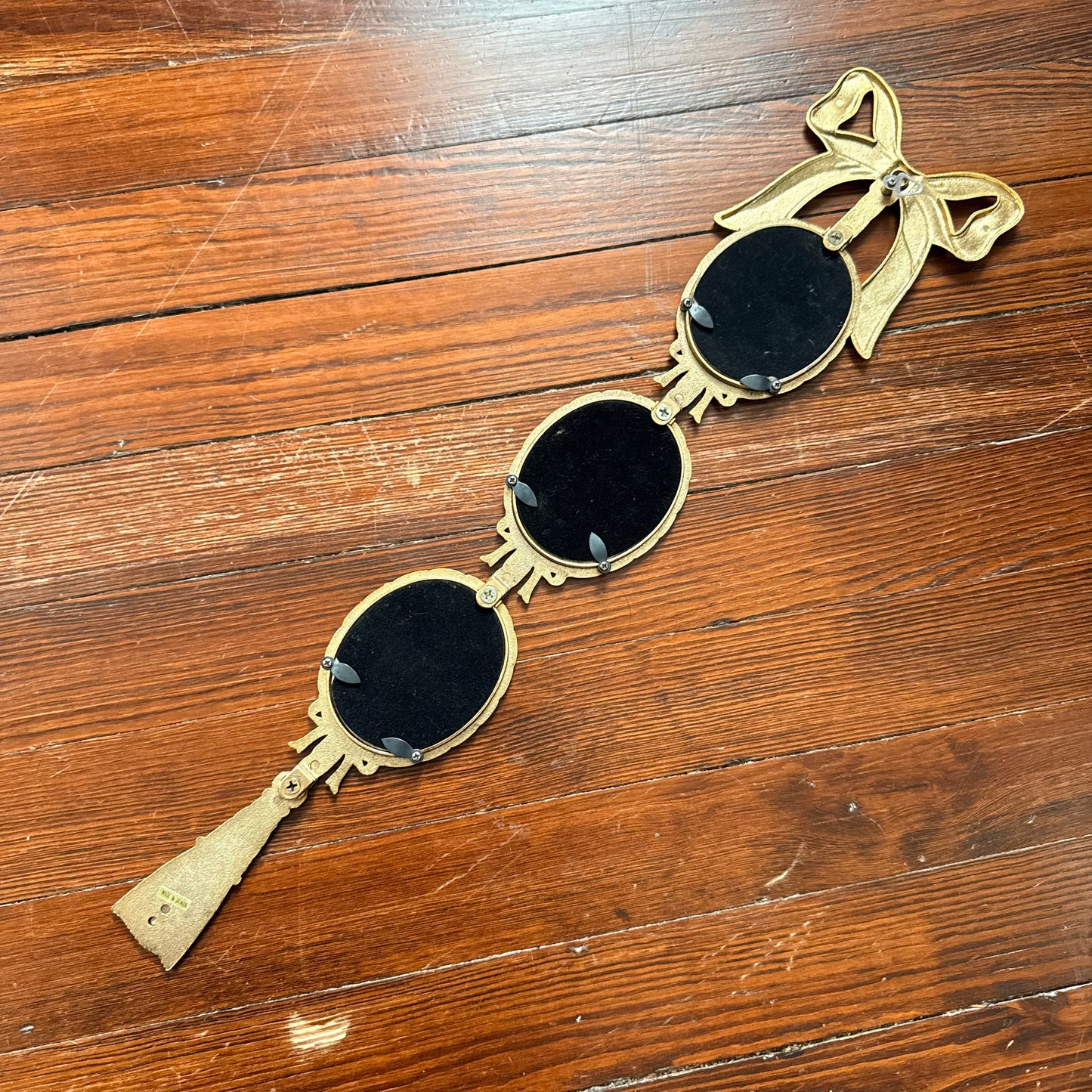 brass triple bow frame