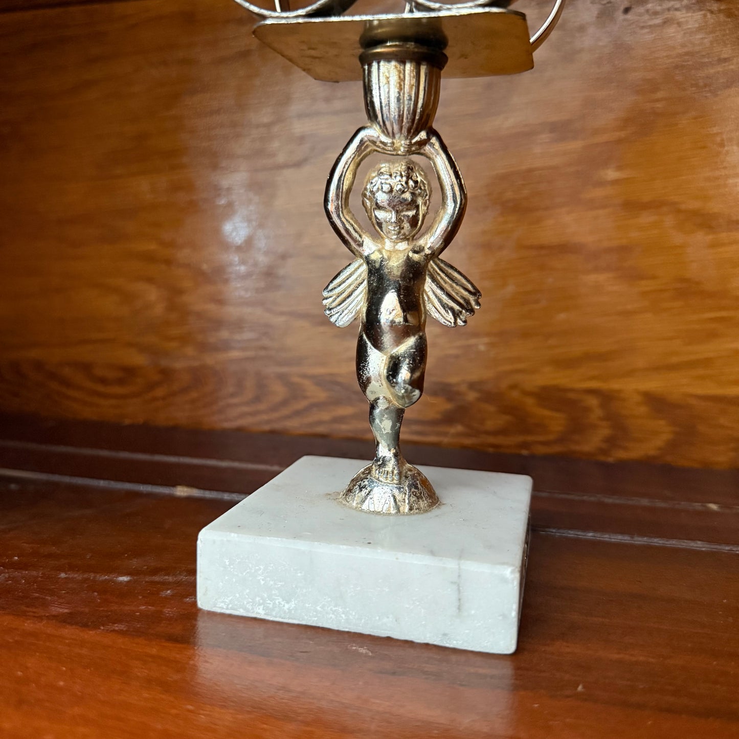 marble base cherub napkin holder