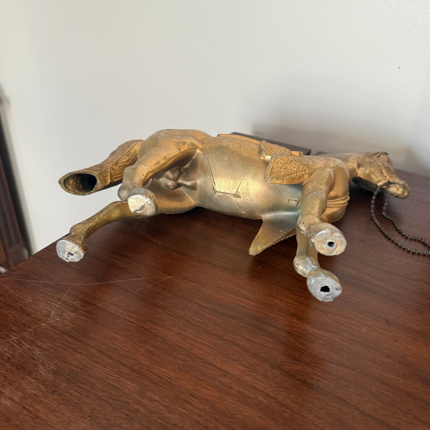 brass horse statue
