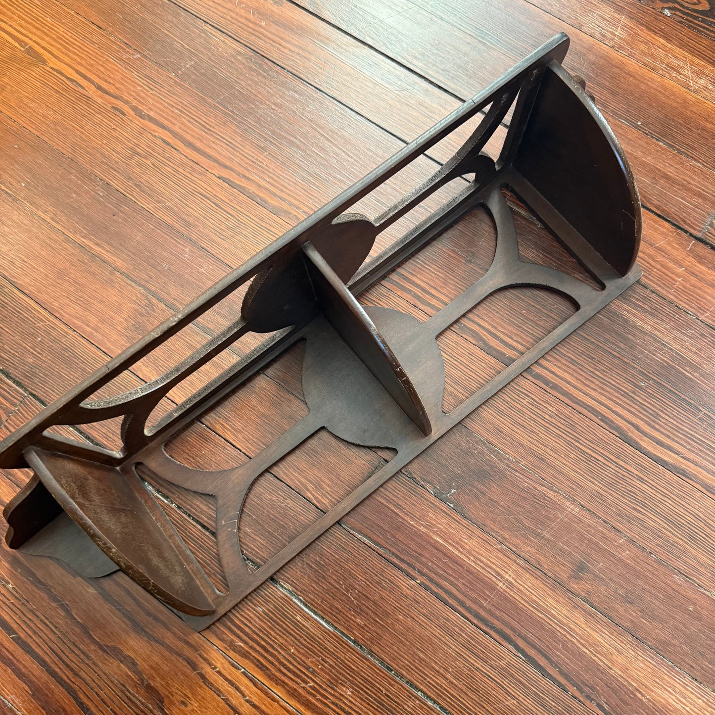 3 tier wooden corner shelf