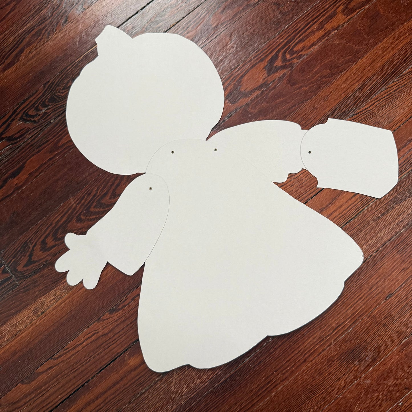 large pumpkin ghost die cut