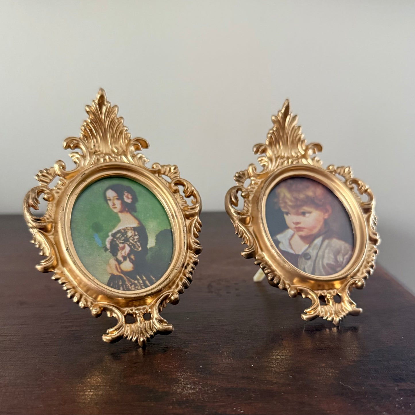 pair of ornate micro frames