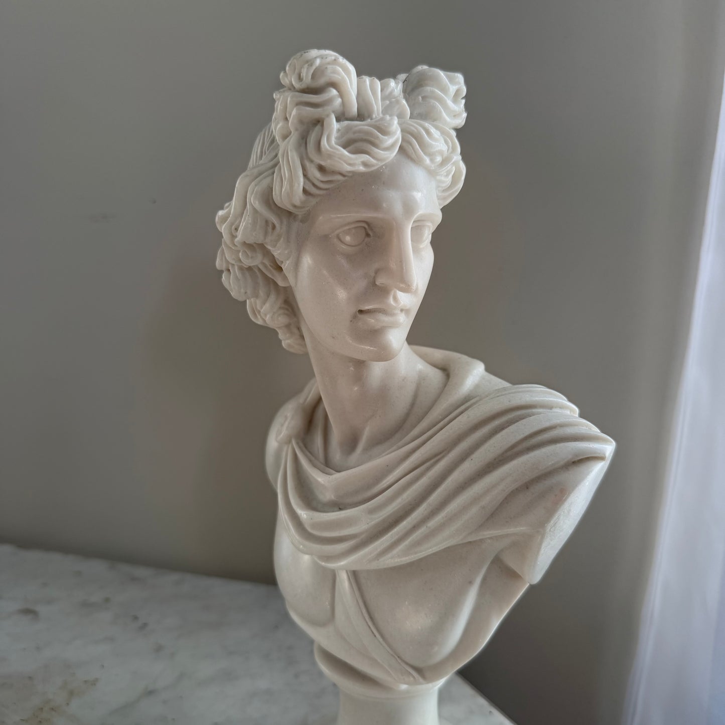 vintage bust of apollo