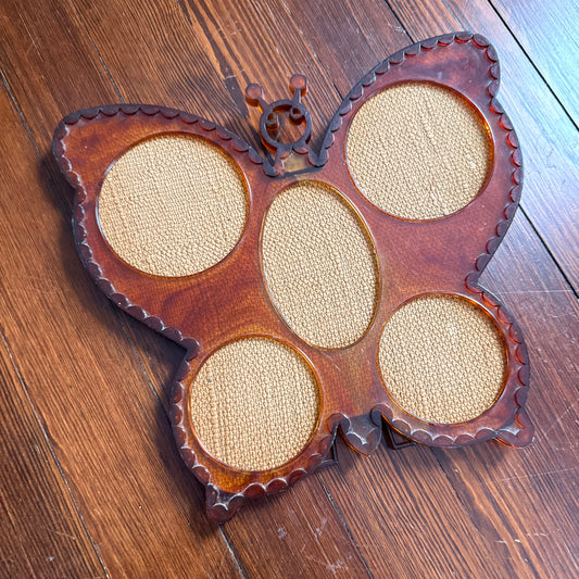 vintage butterfly frame