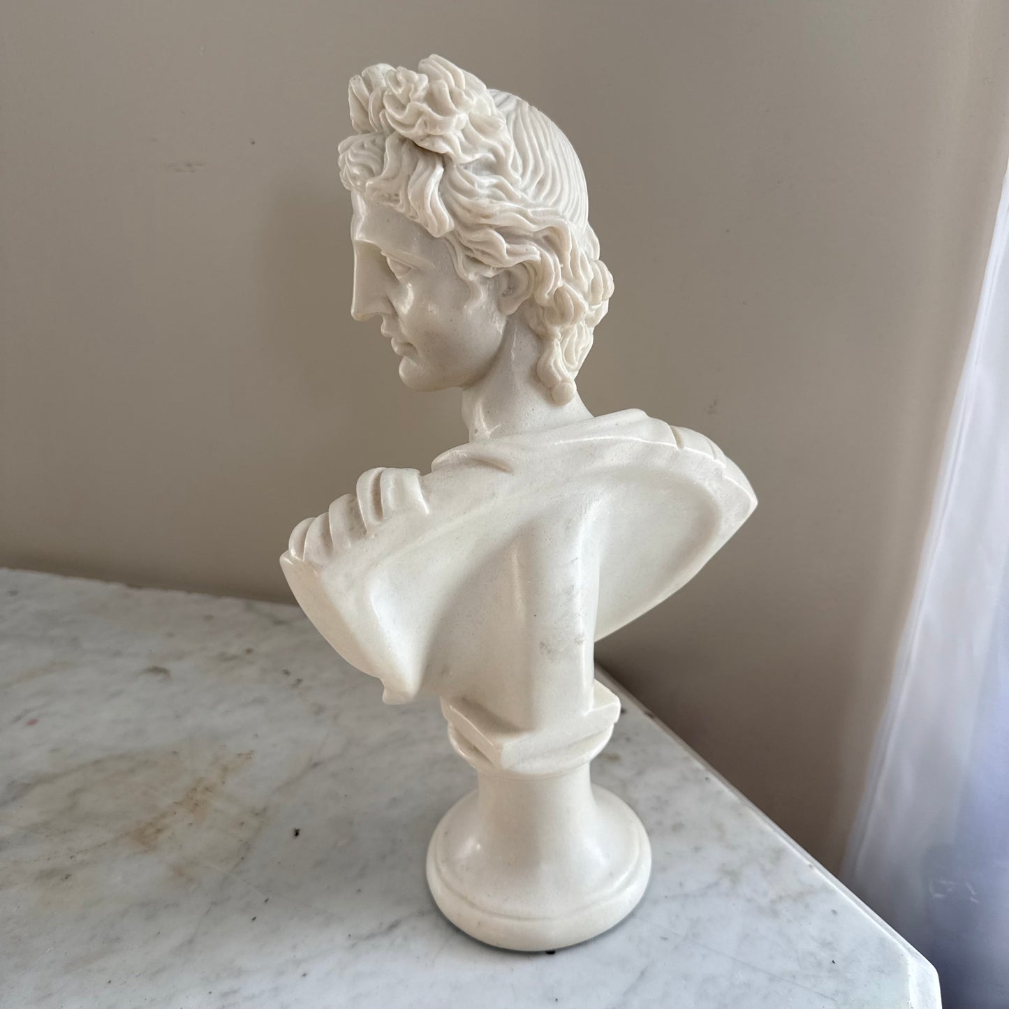 vintage bust of apollo