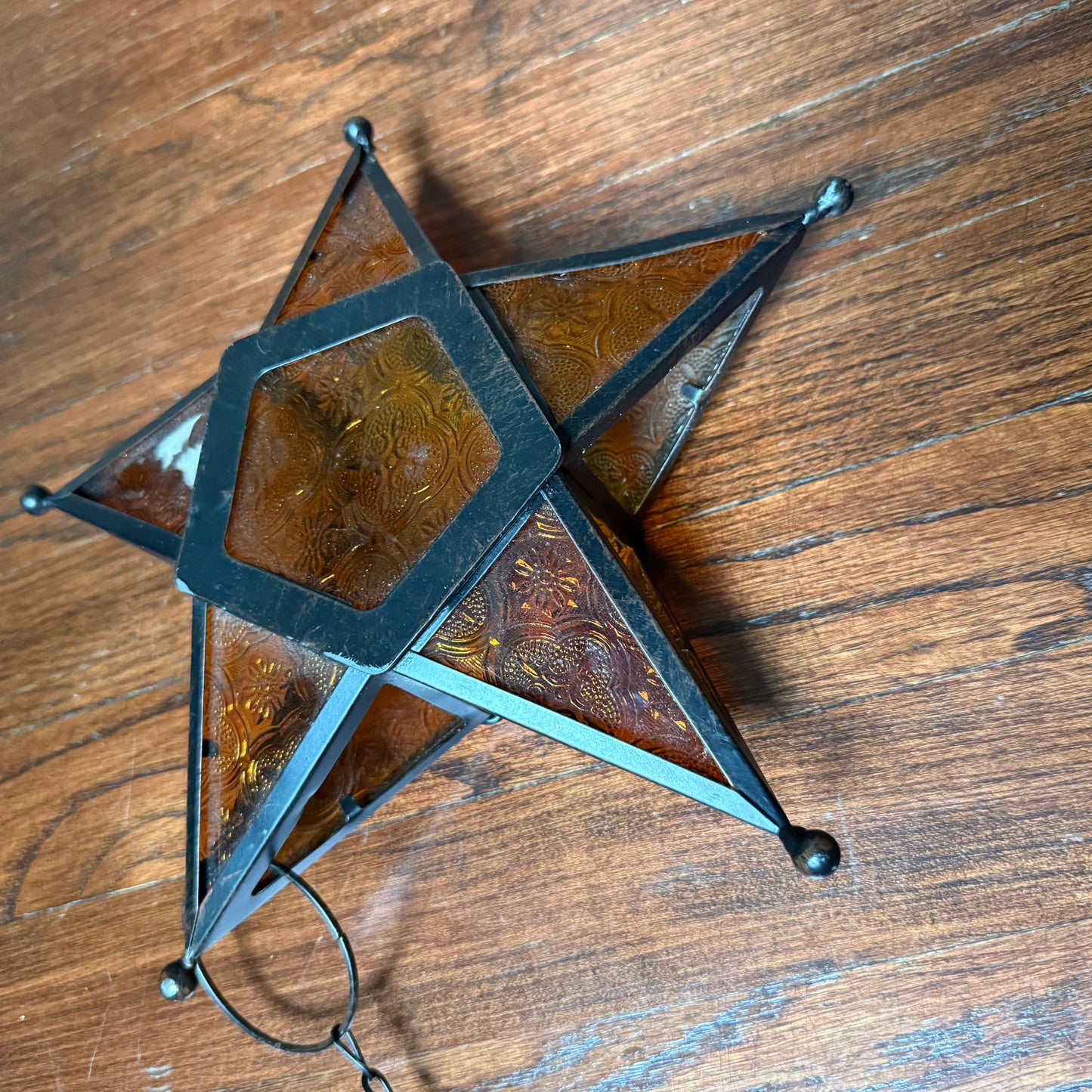 vintage hanging star lantern