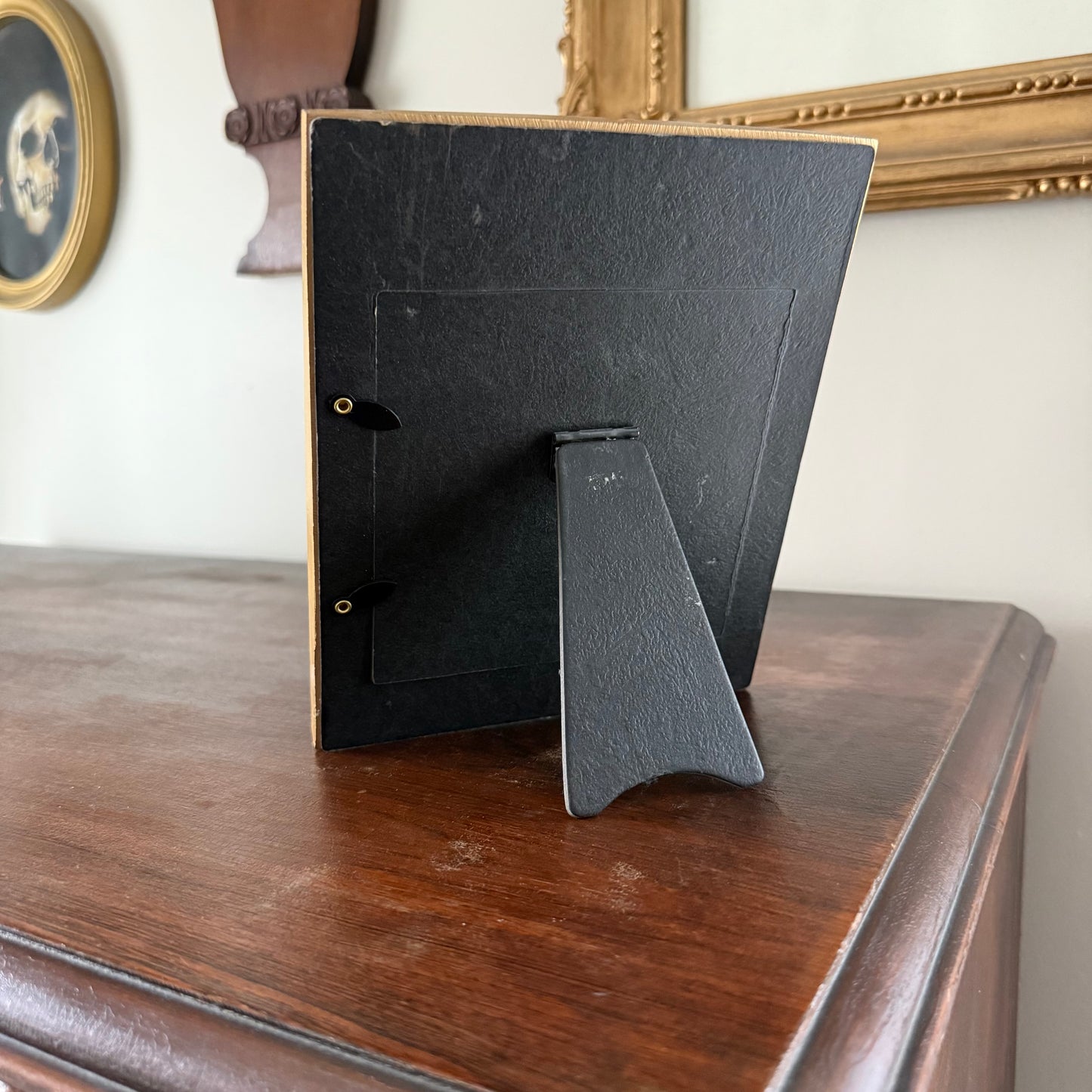 cherub heart cutout frame