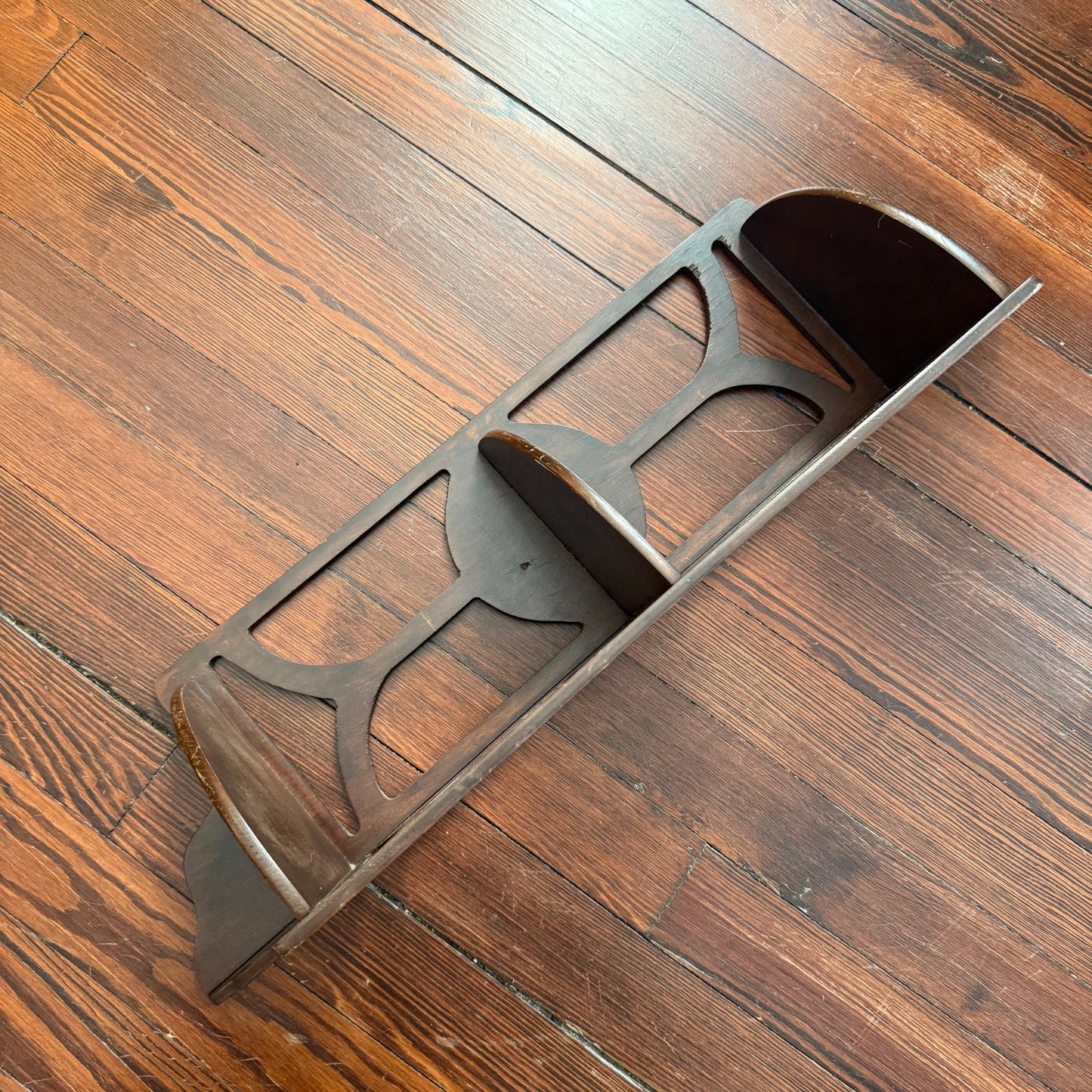 3 tier wooden corner shelf