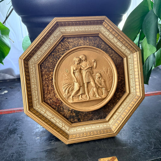 neoclassical relief medallion