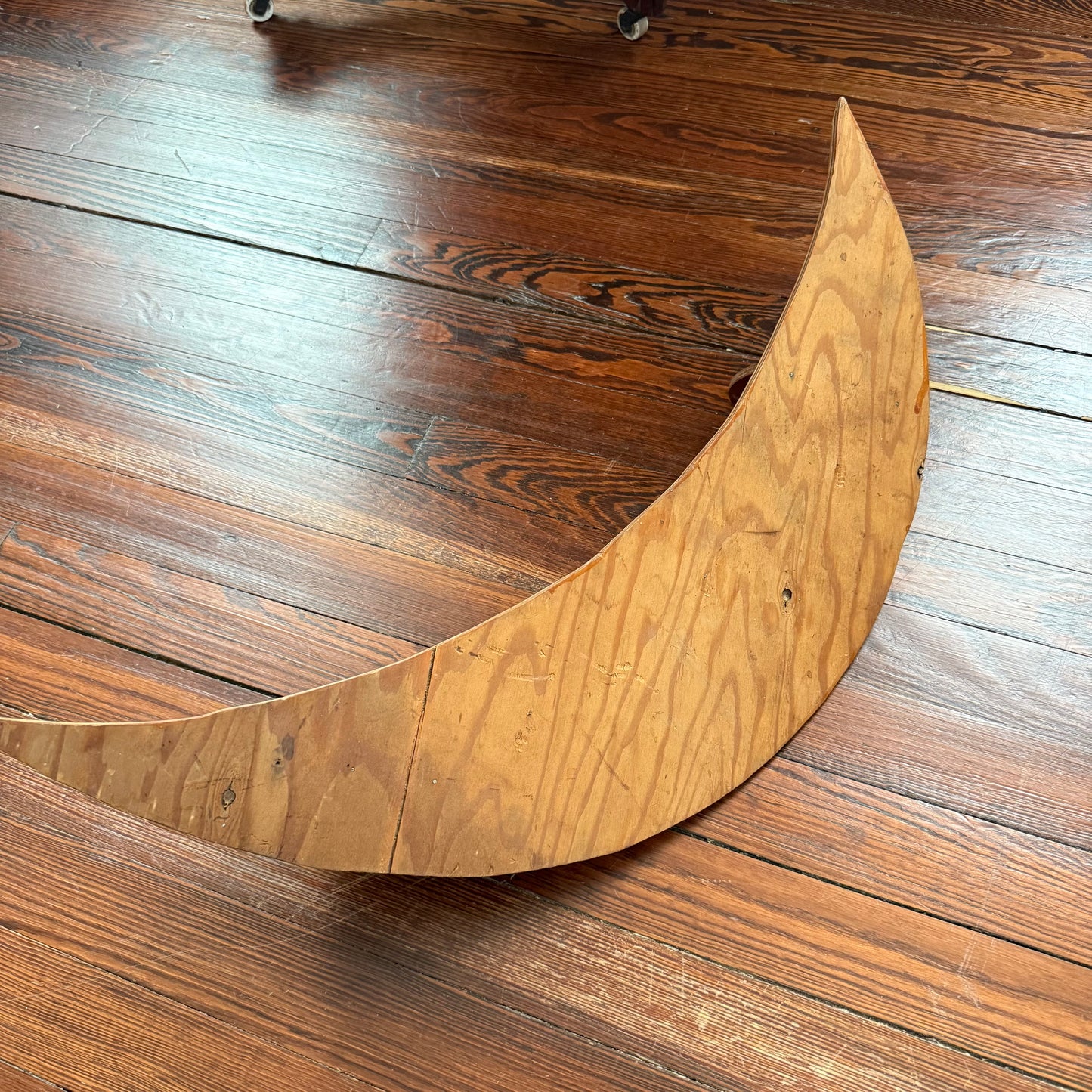 crescent moon trinket shelf