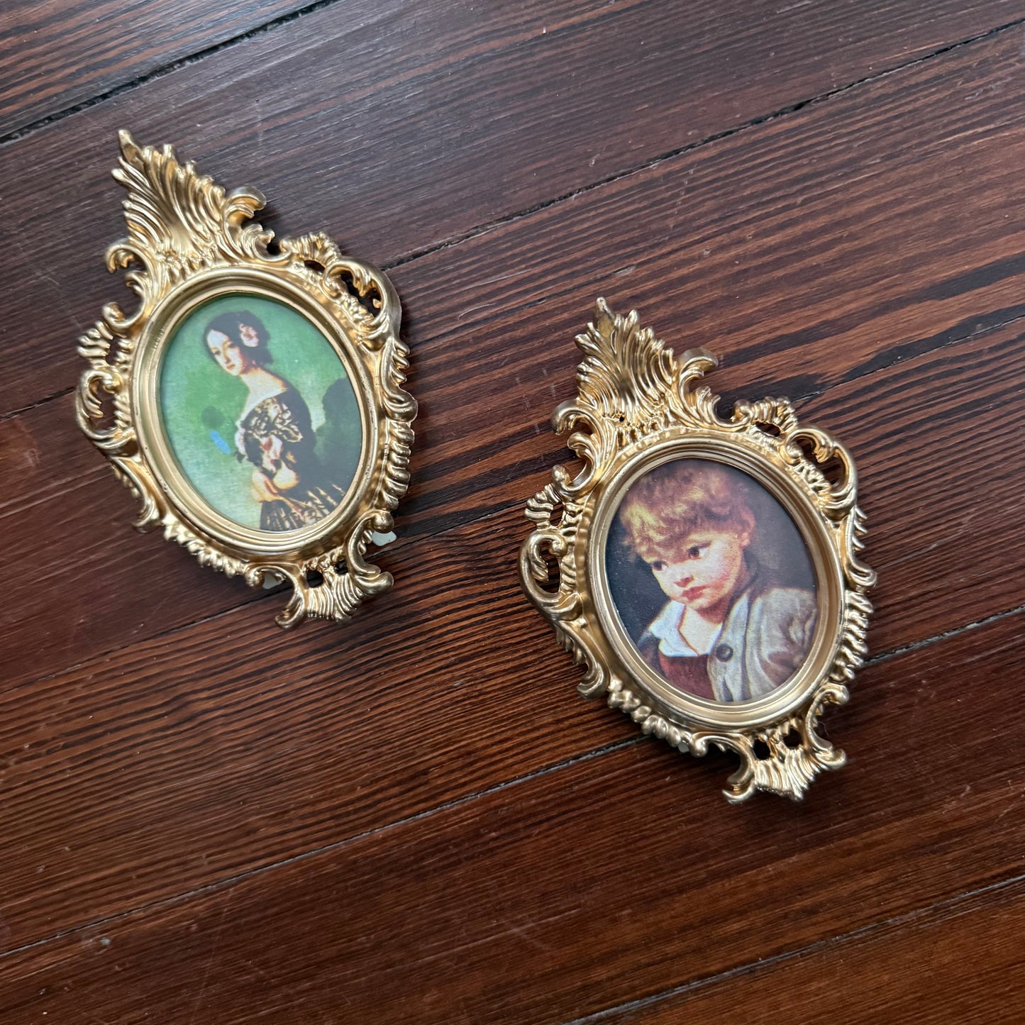 pair of ornate micro frames