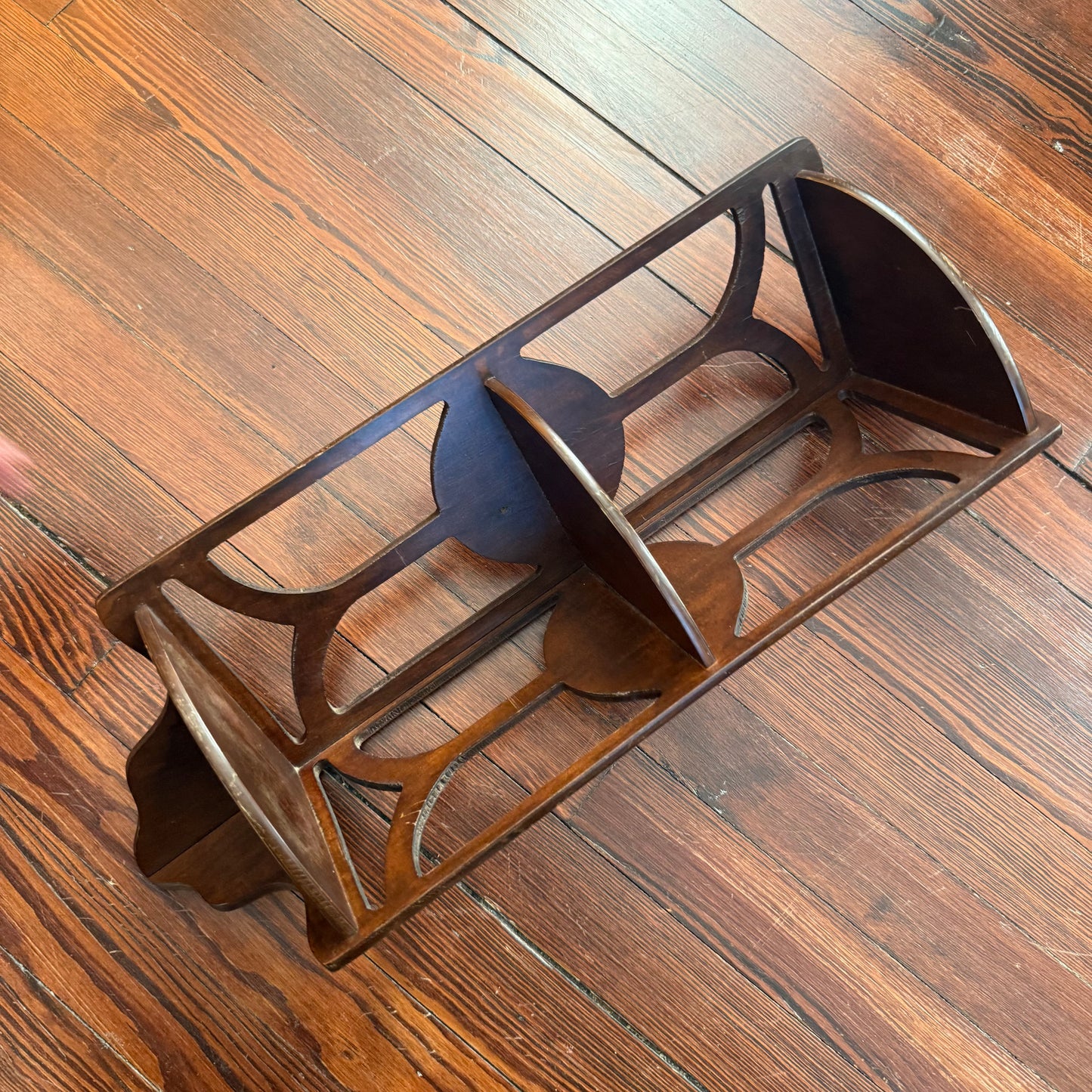 3 tier wooden corner shelf