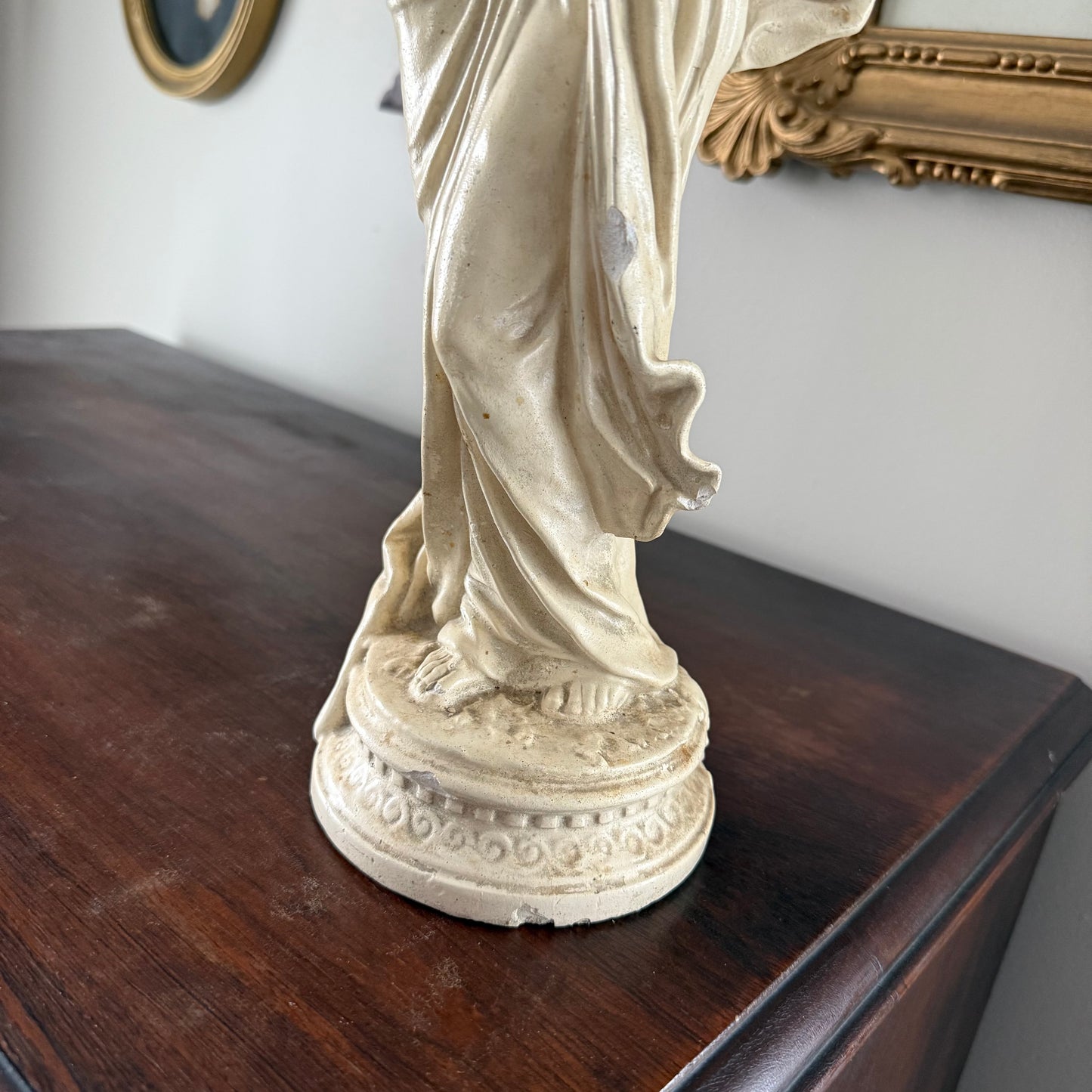 vintage aquarius water bearer statue