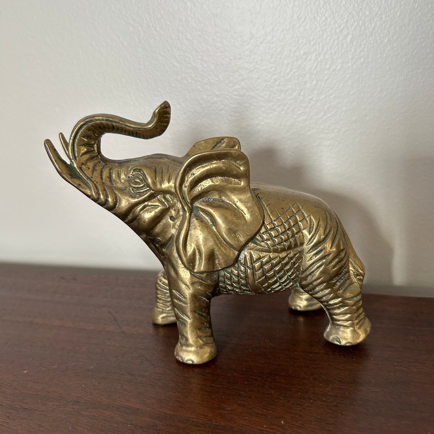 brass elephant figure