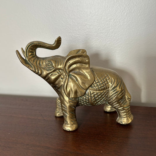 brass elephant figure