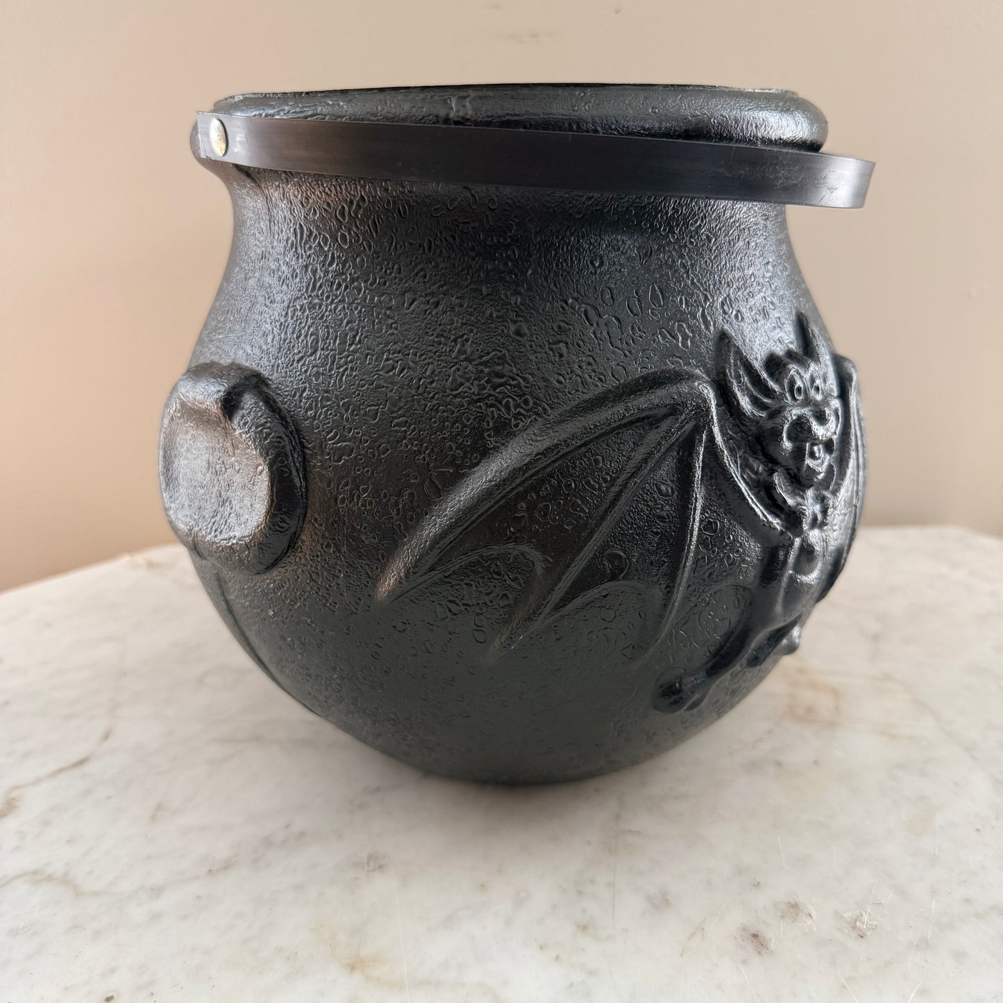80’s bat cauldron candy bucket