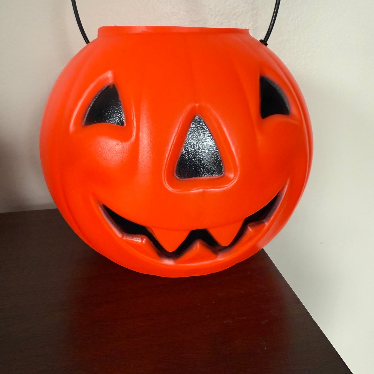 1970’s blow mold pumpkin bucket