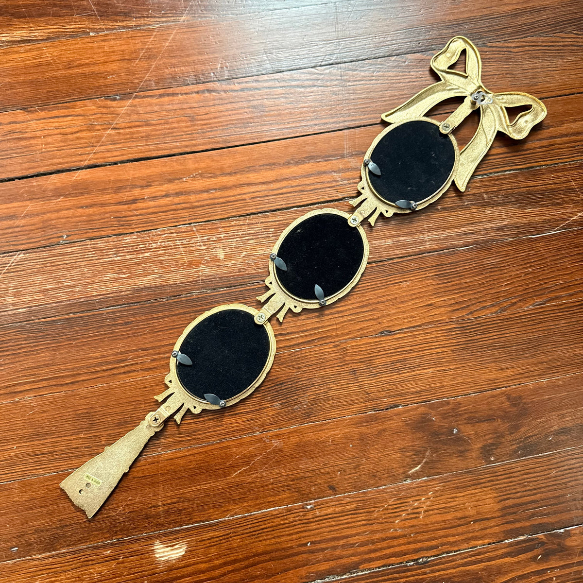 brass triple bow frame