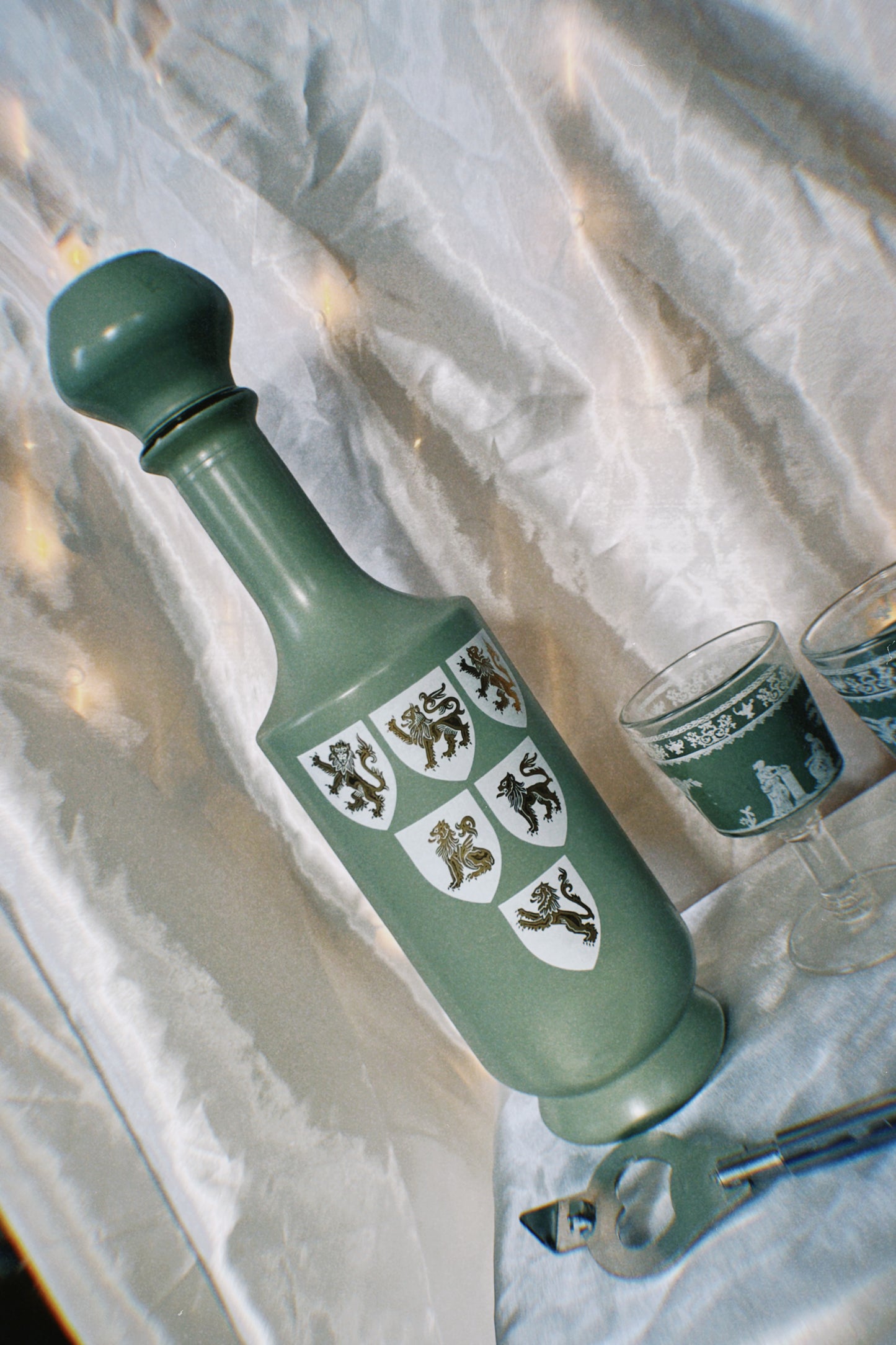 green barware set