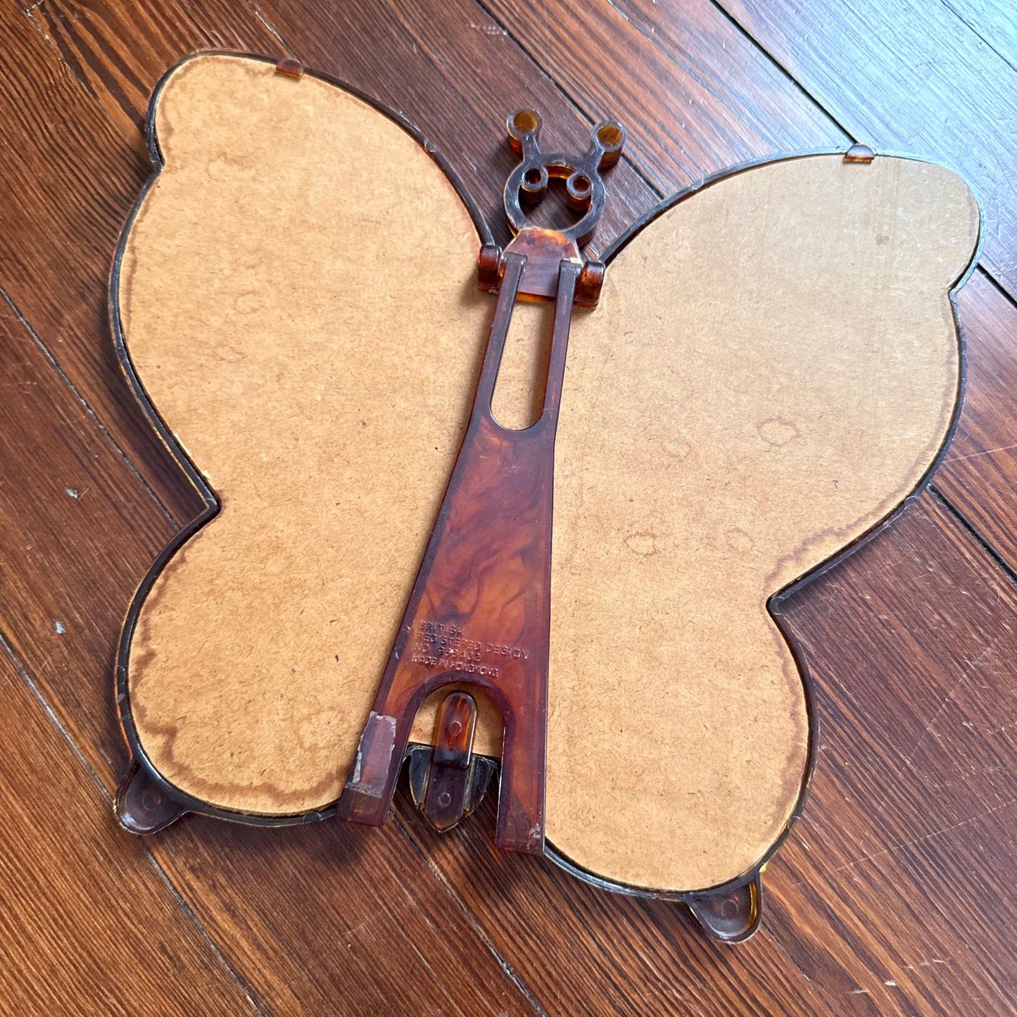 vintage butterfly frame