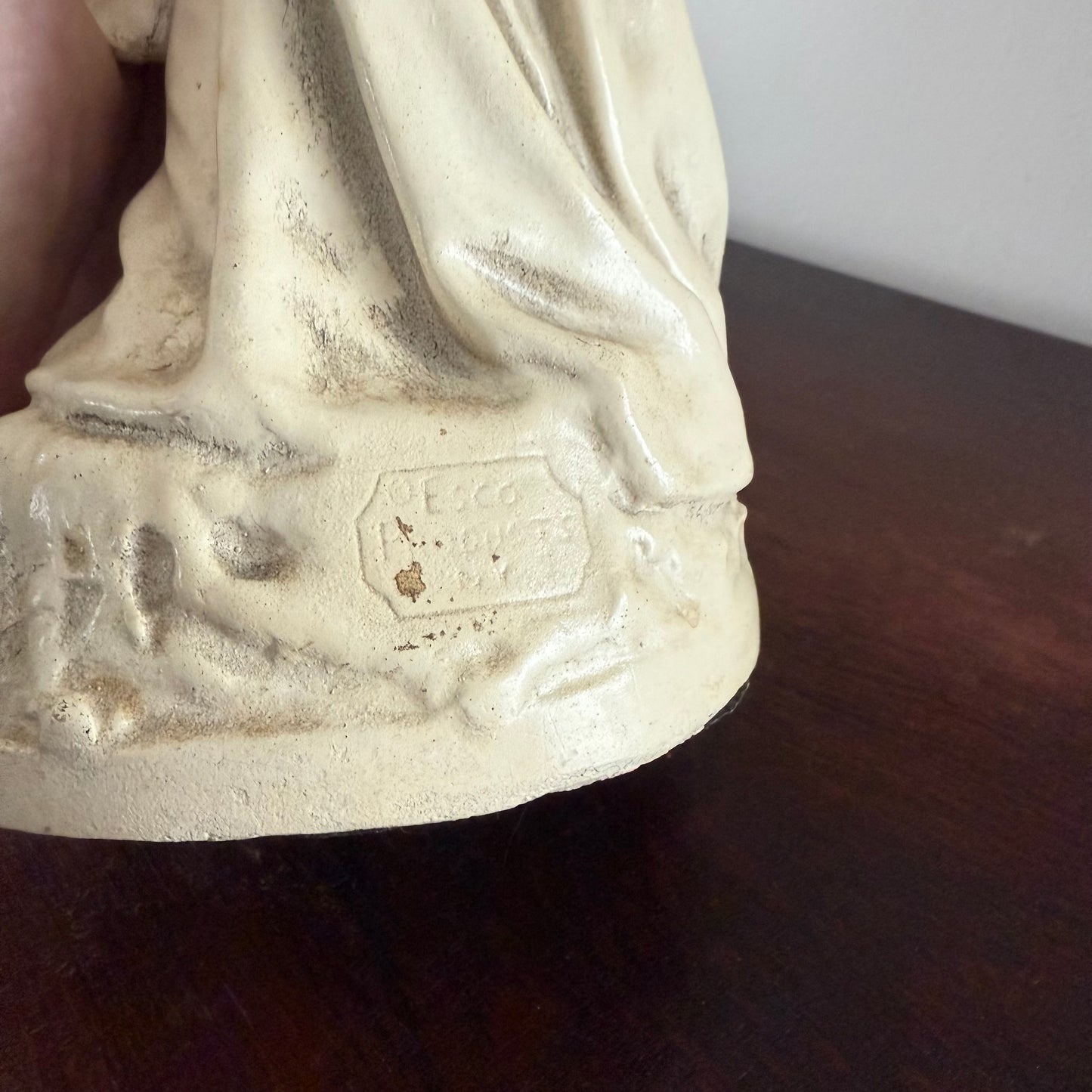 vintage aquarius water bearer statue