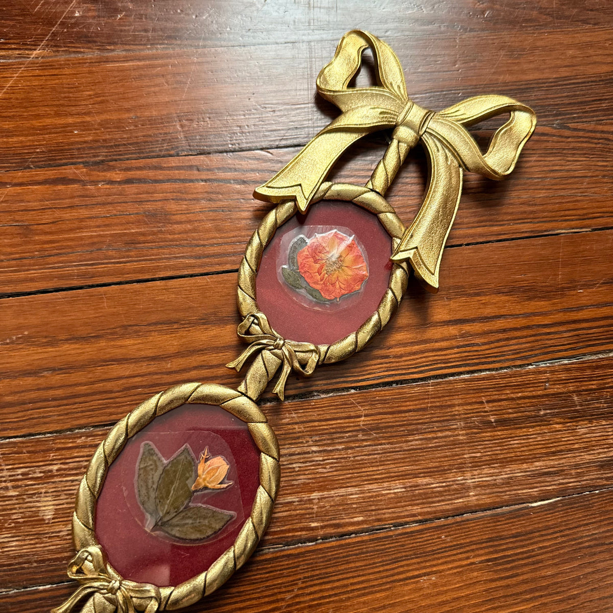brass triple bow frame