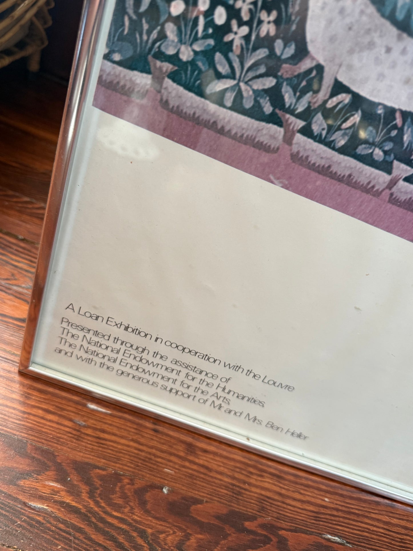 1974 unicorn tapestry poster