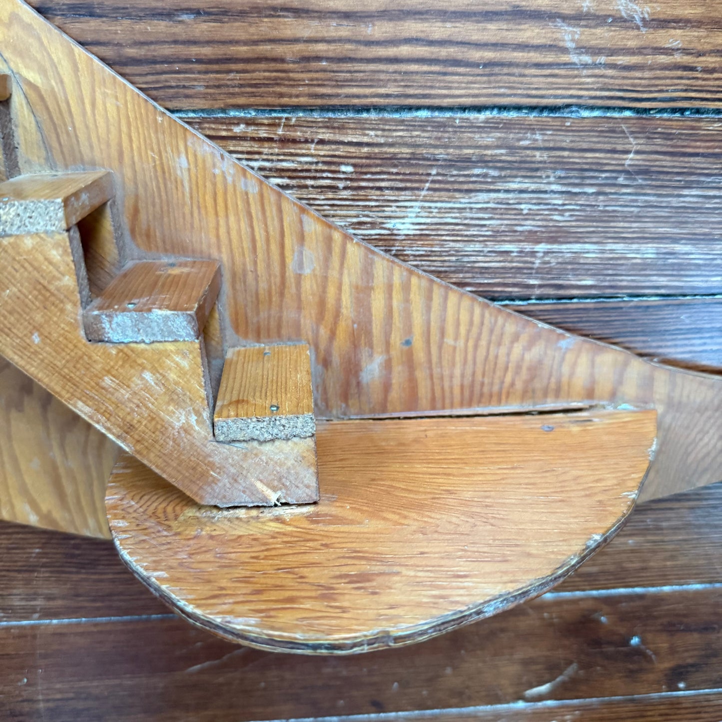 crescent moon trinket shelf