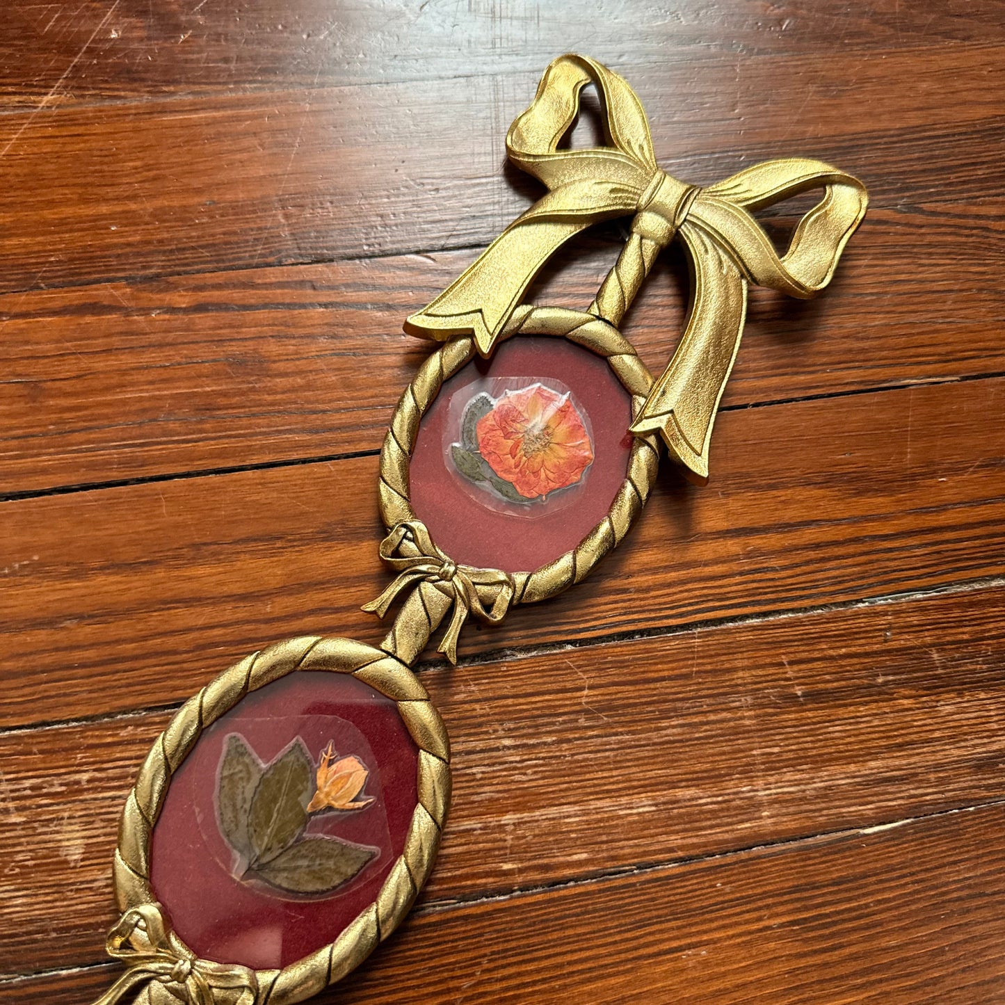 brass triple bow frame