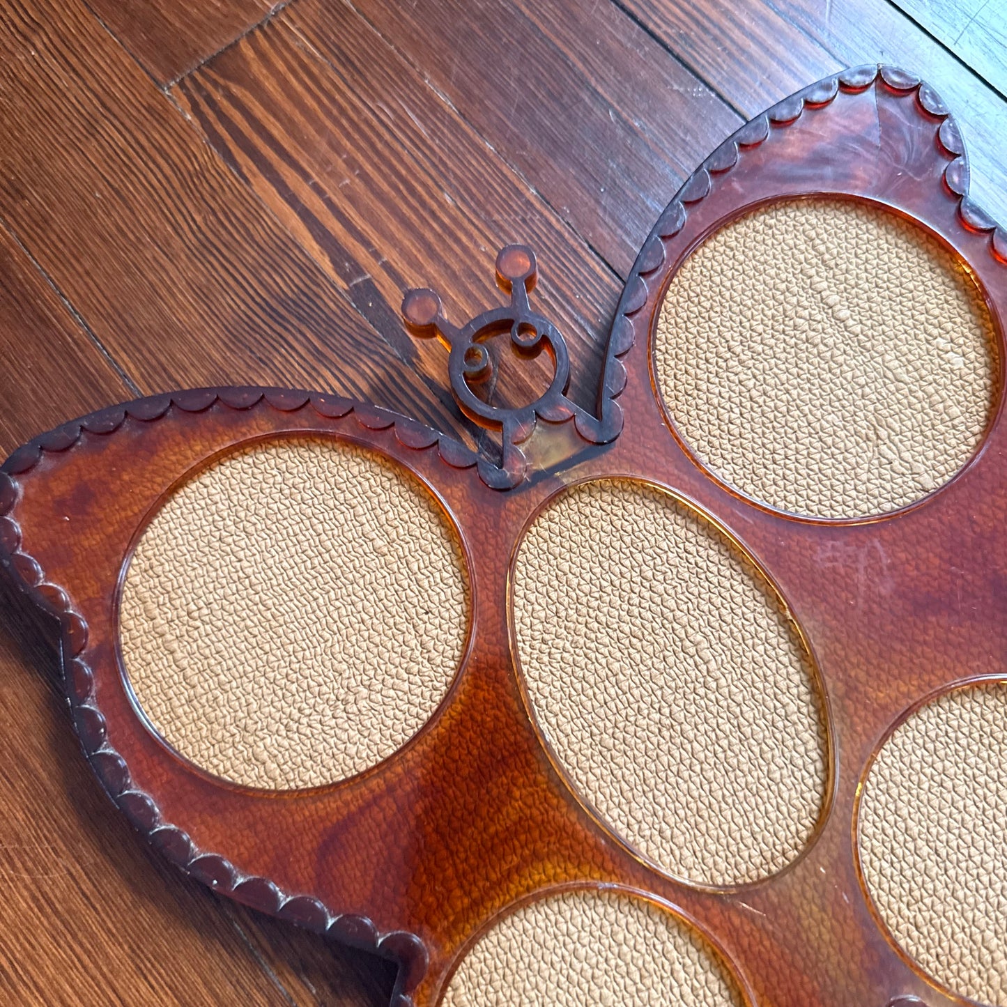 vintage butterfly frame