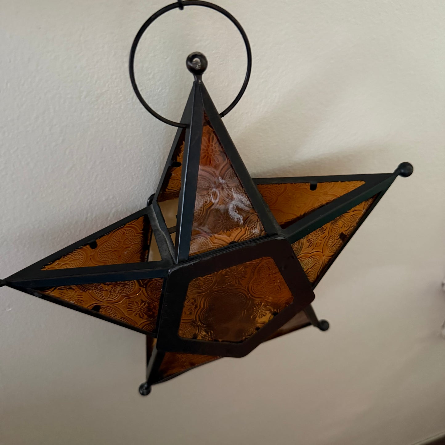 vintage hanging star lantern