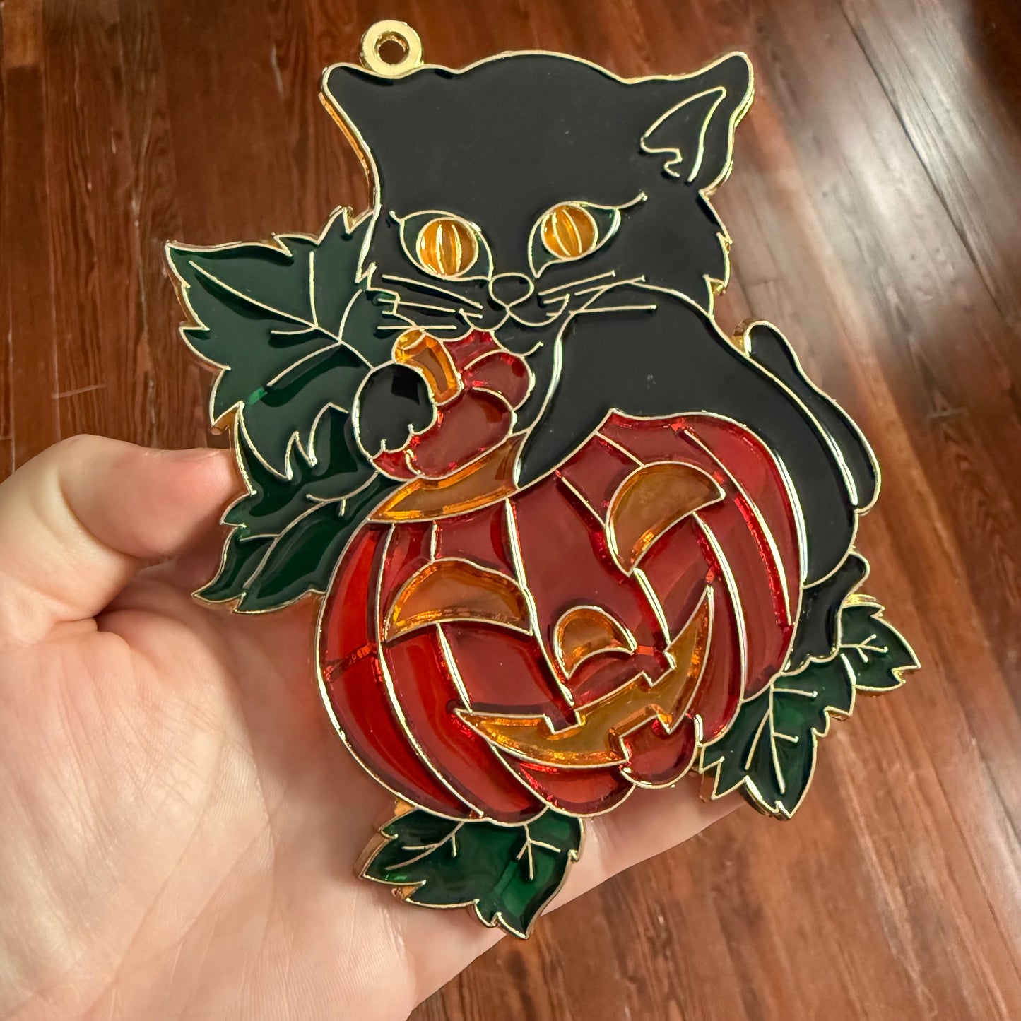 black cat sun catcher