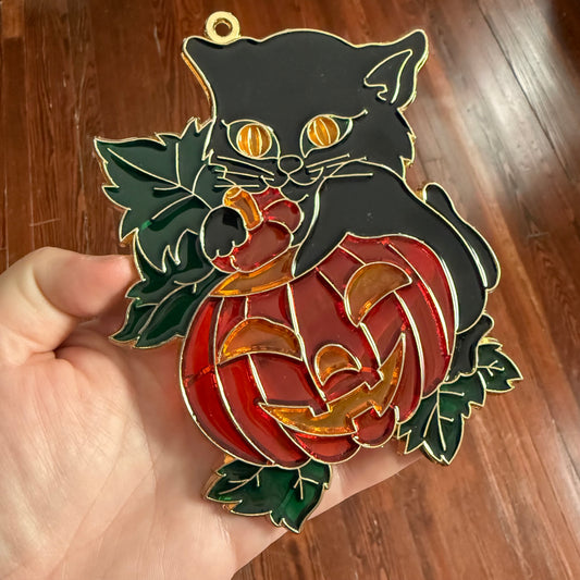 black cat sun catcher