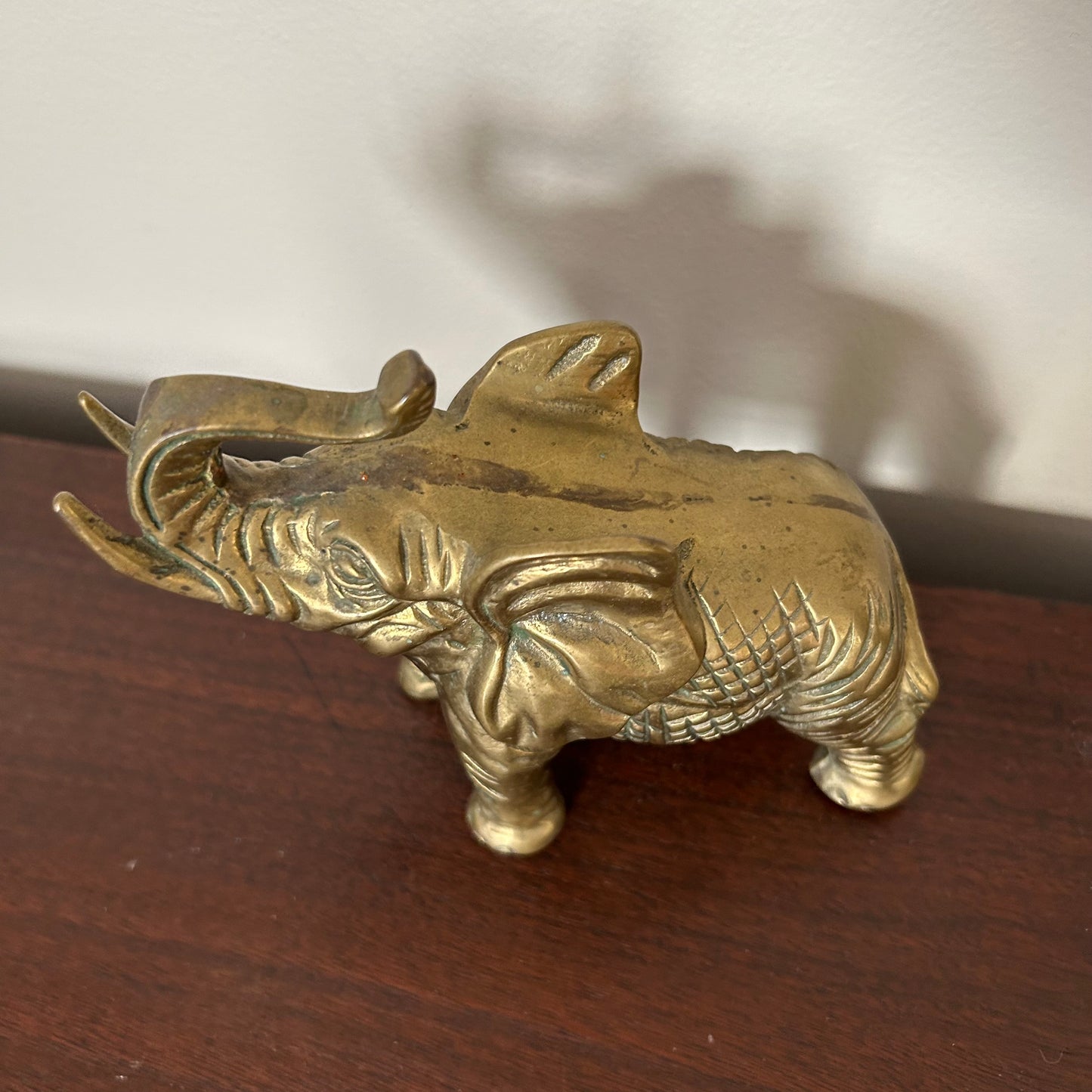 brass elephant figure