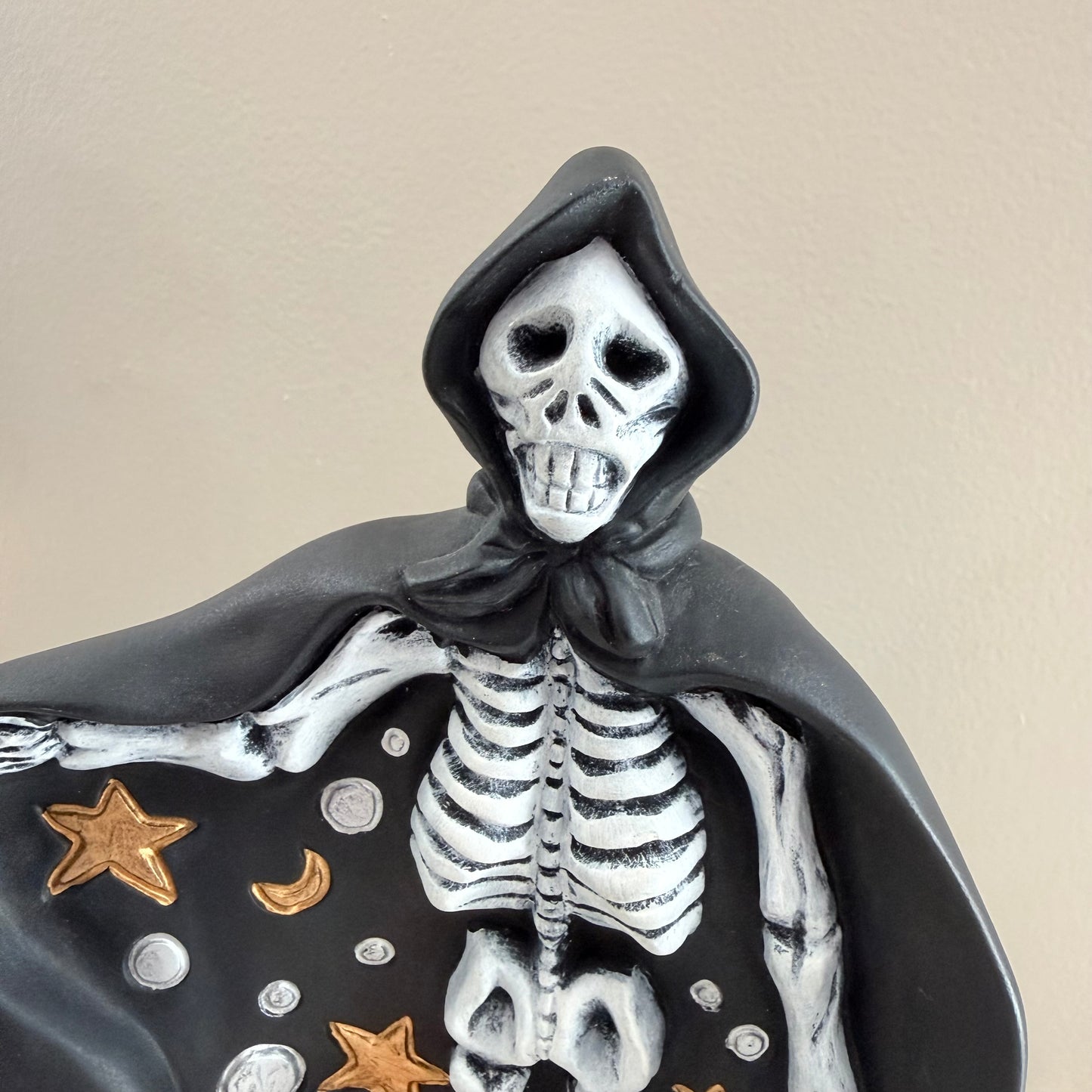 vintage ceramic grim reaper