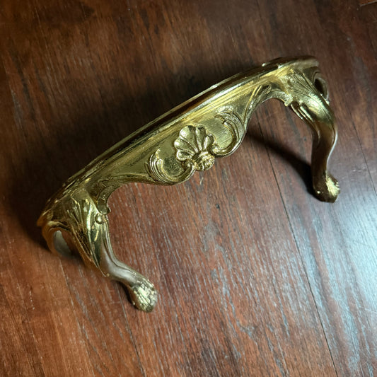 gold wall shelf
