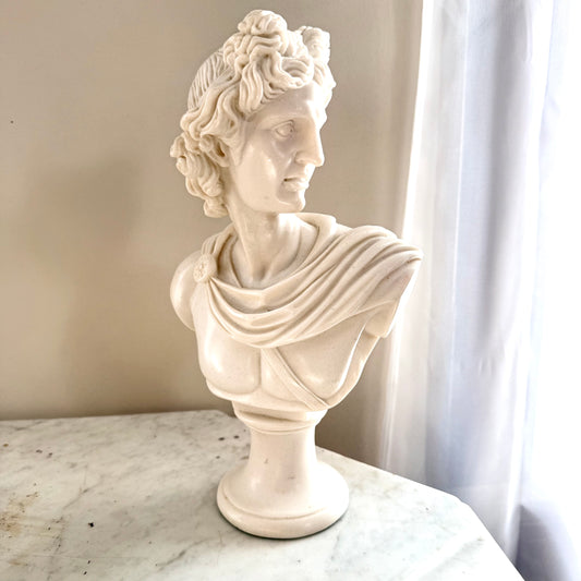 vintage bust of apollo