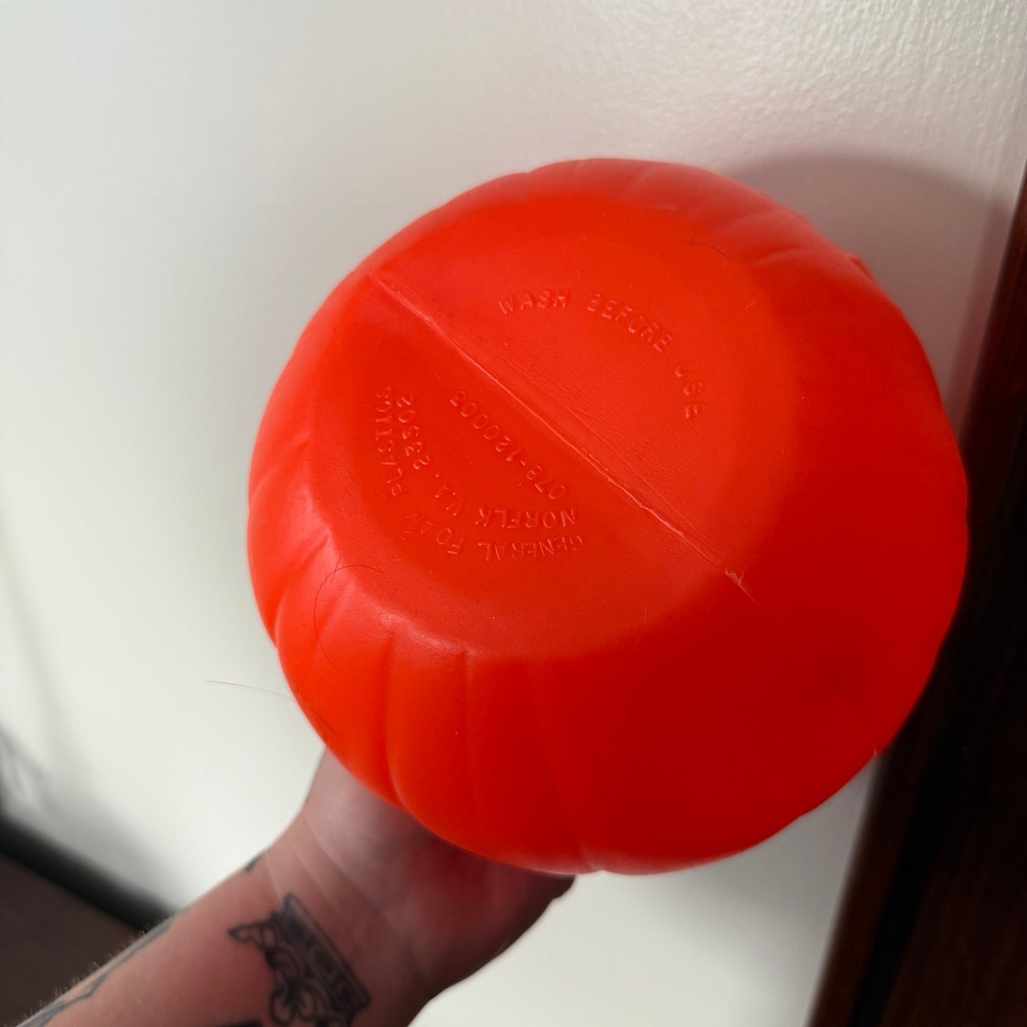 1970’s blow mold pumpkin bucket