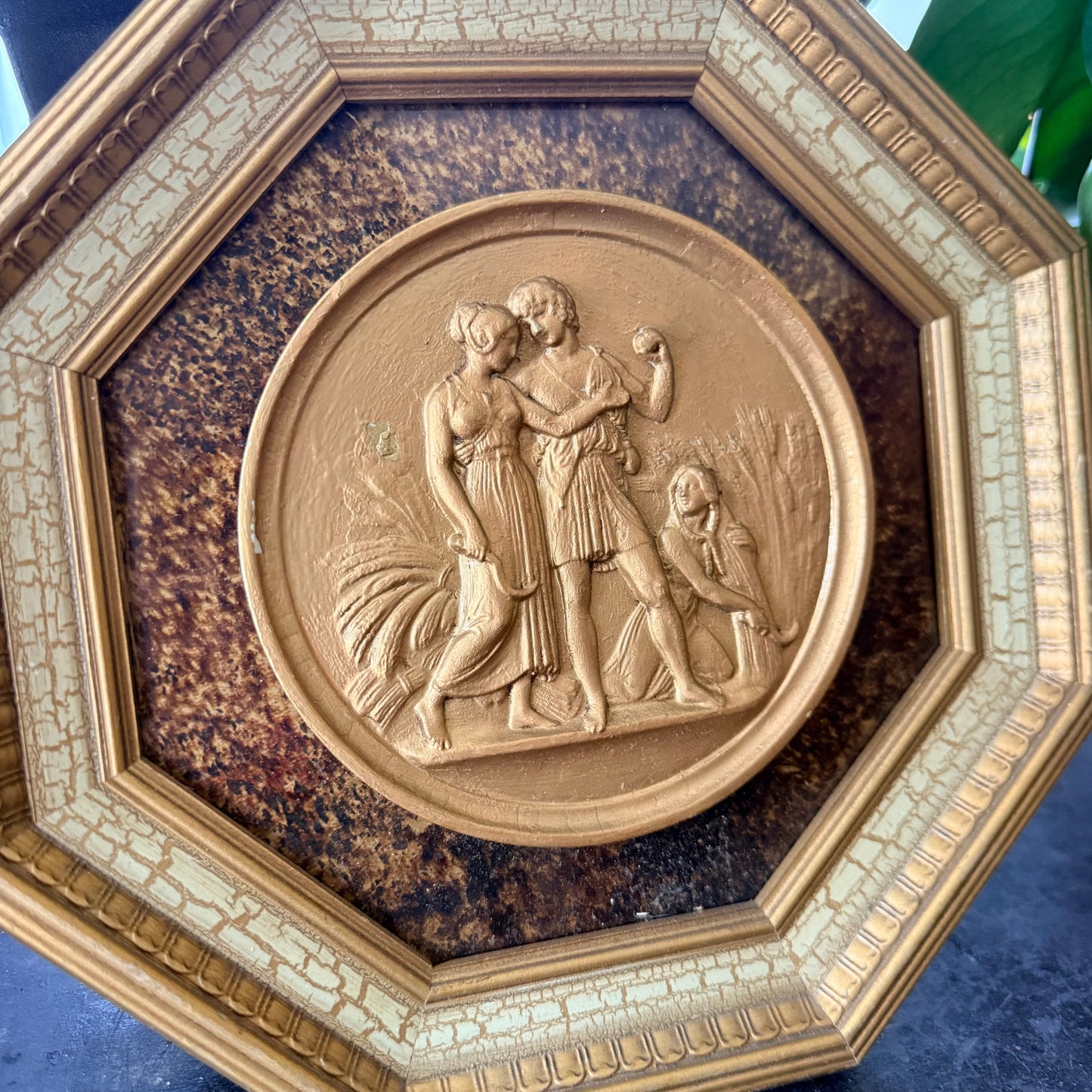neoclassical relief medallion
