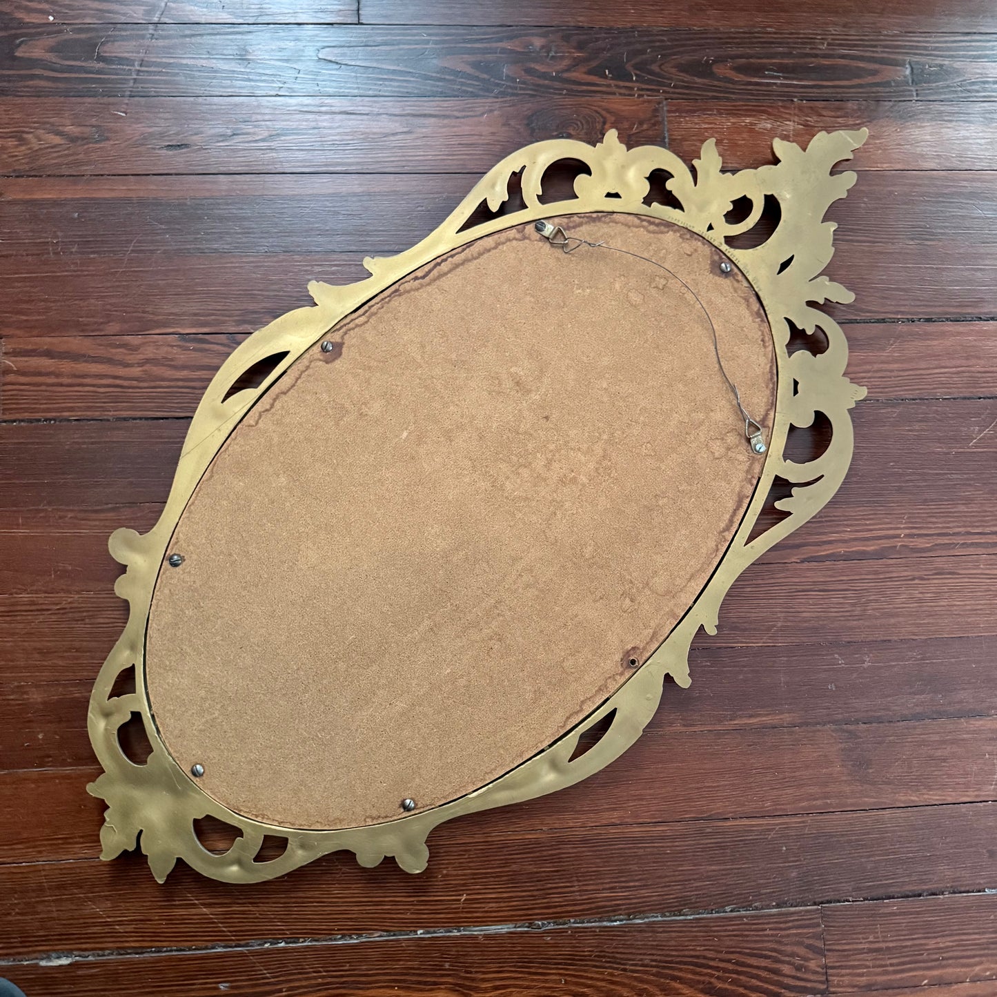 gold rococo style mirror