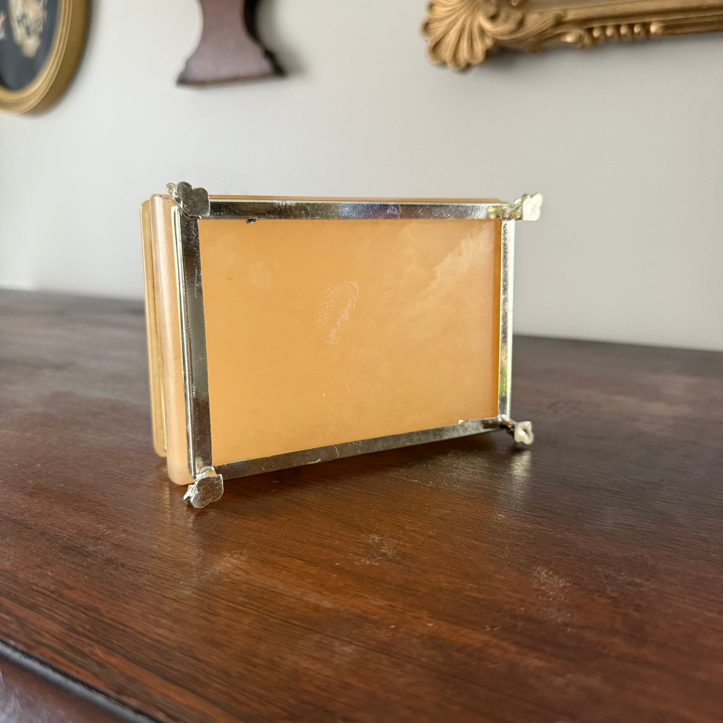 floral alabaster jewelry box