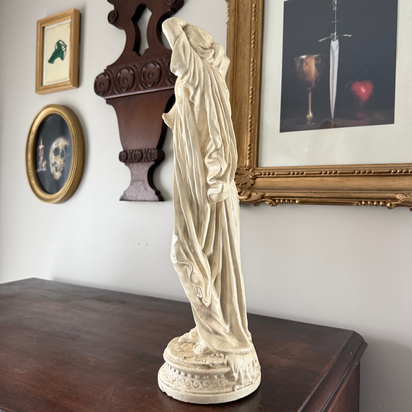 vintage aquarius water bearer statue