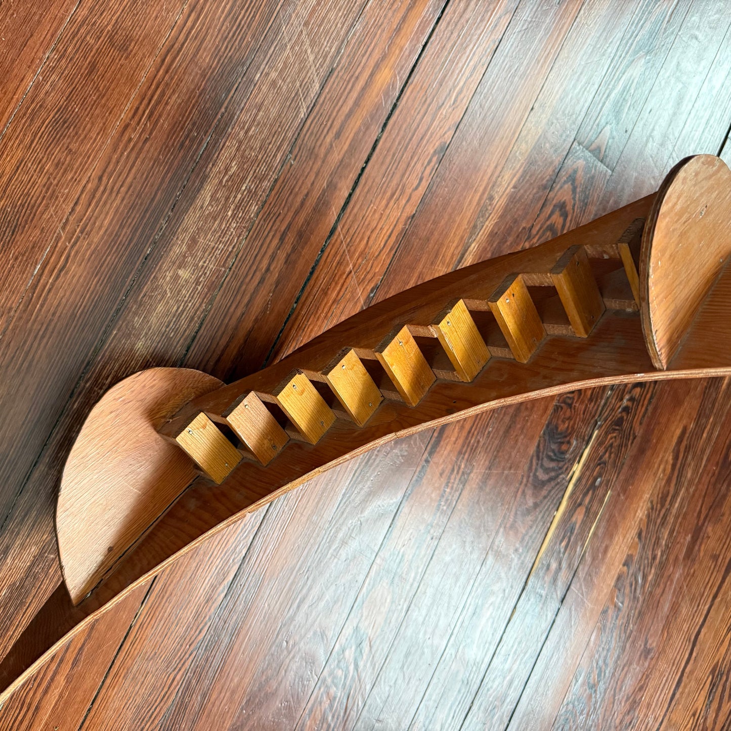 crescent moon trinket shelf