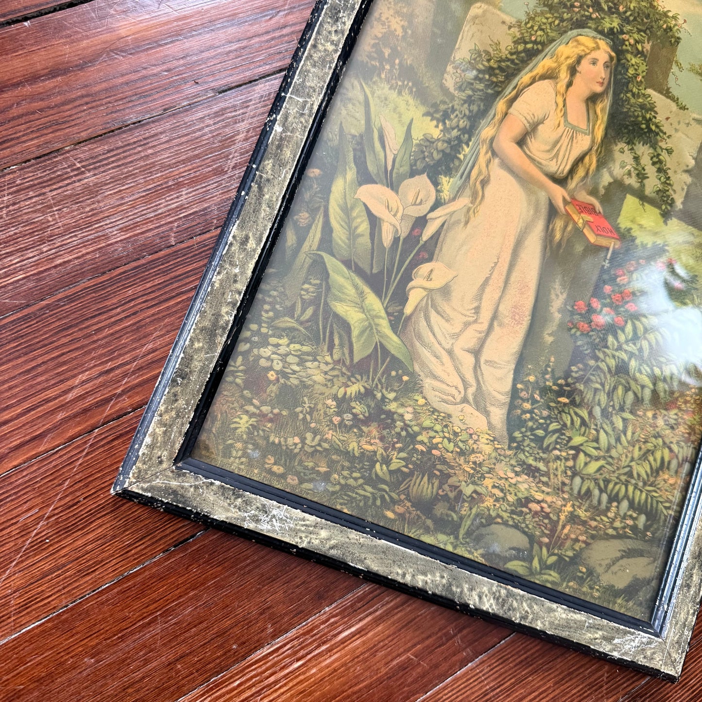 1940’s mourning art lithograph