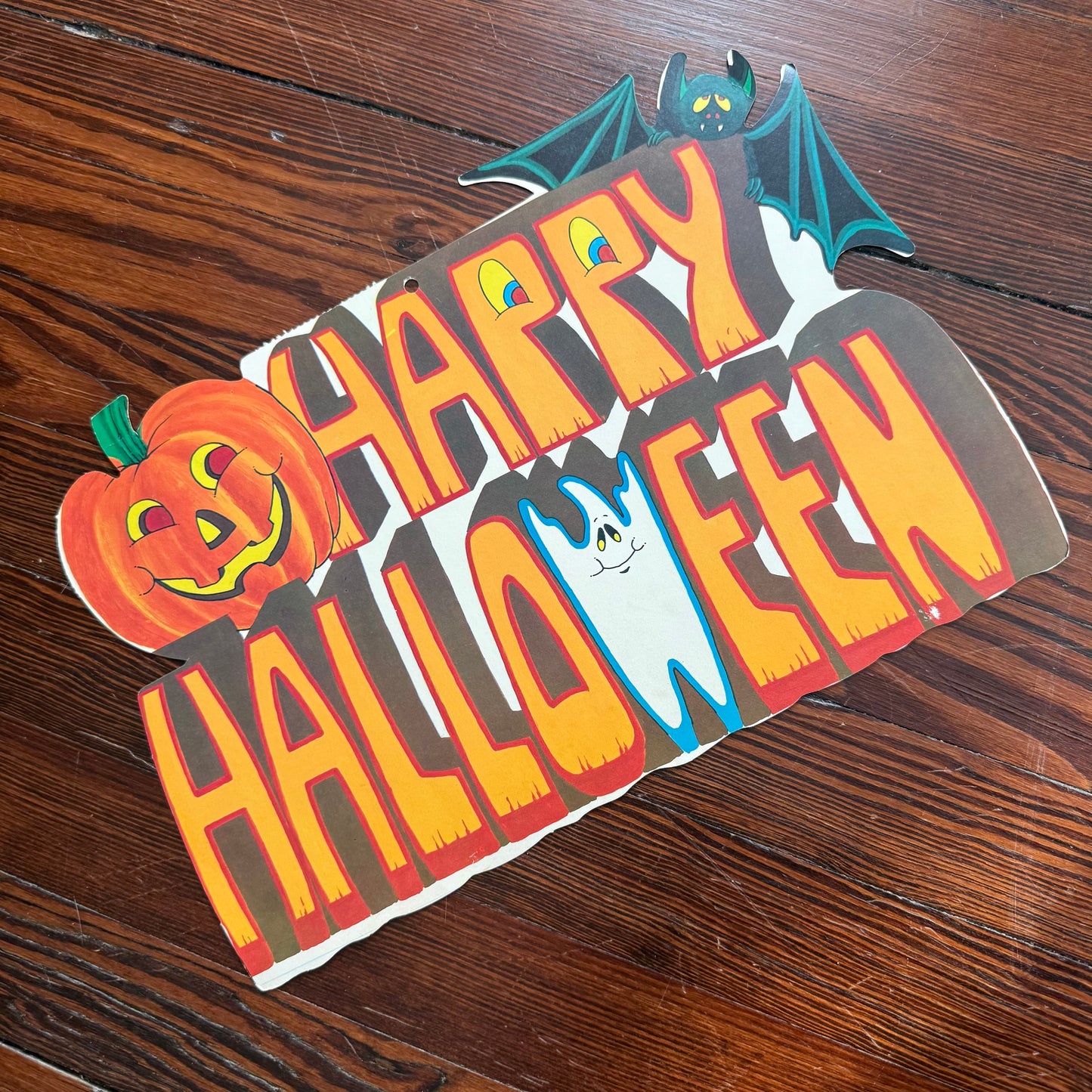 pair of vintage die cuts