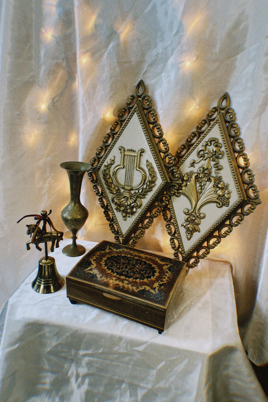 vintage brass and gold decor bundle