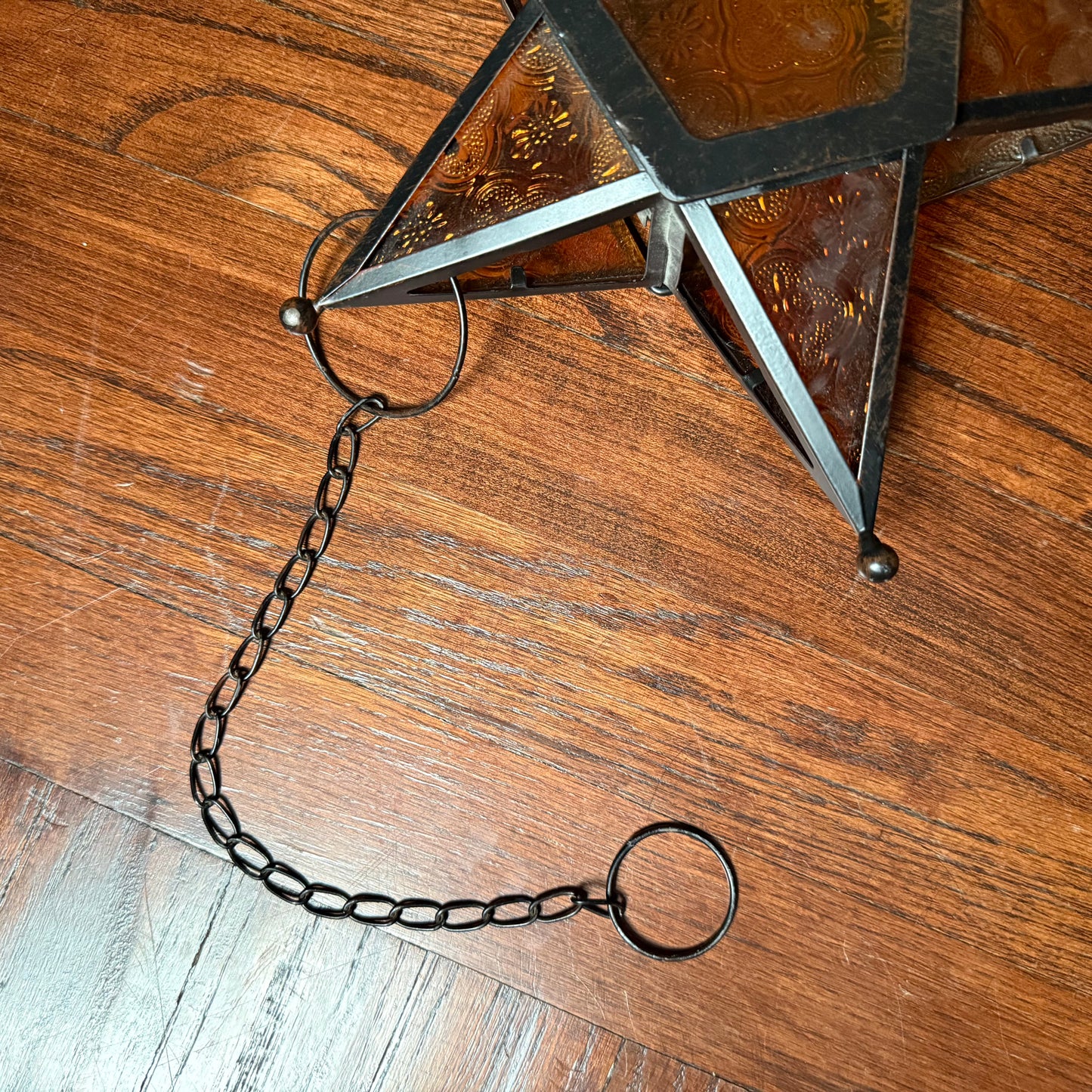 vintage hanging star lantern